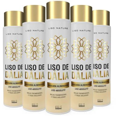 5 LISO DE DáLIA PROGRESSIVA SEM FORMOL ORGâNICA 7X MAIS LISO