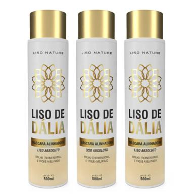 3 LISO DE DáLIA PROGRESSIVA SEM FORMOL ORGâNICA
