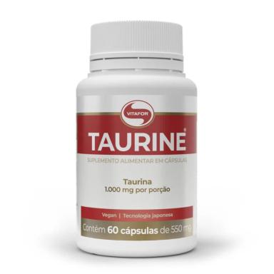 TAURINE 1.000MG L-TAURINA 60 CAPS VITAFOR