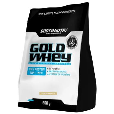 GOLD WHEY - 900G REFIL BAUNILHA - BODY NUTRY