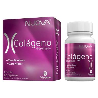 NUOVA COLáGENO HIDROLISADO - 60 CáPSULAS - CATARINENSE NUTRIçãO