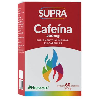 SUPRA CAFEINA - 200MG 60 CáPSULAS - HERBAMED