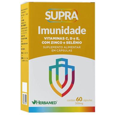 SUPRA IMUNIDADE - 500MG 60 CáPSULAS - HERBAMED