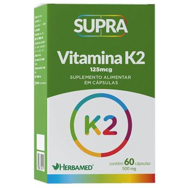SUPRA VITAMINA K2 - 500MG 60 CáPSULAS - HERBAMED