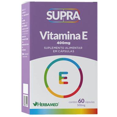 SUPRA VITAMINA E - 400MG 60 CáPSULAS - HERBAMED