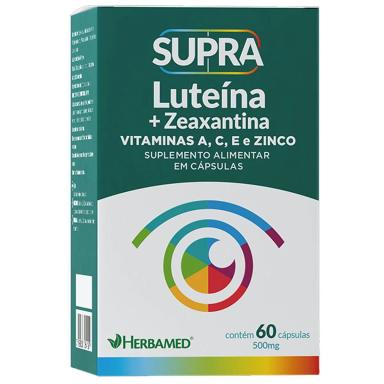 SUPRA LUTEINA + ZEAXANTINA - 500MG 60 CáPSULAS - HERBAMED