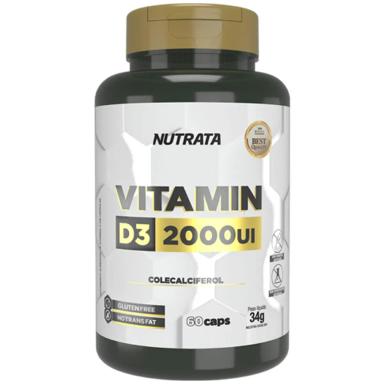VITAMINA D3 - 60 CáPSULAS - NUTRATA
