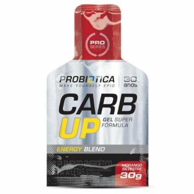 CARB UP GEL SUPER FóRMULA  MORANGO SILVESTRE 1 SACHê DE 30G - PROBIóTICA