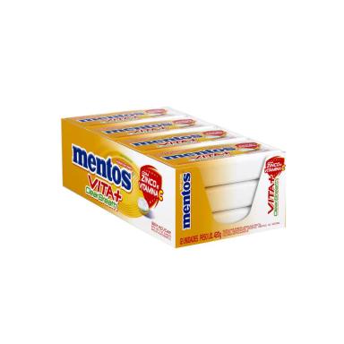 MENTOS VITA+ CLEAR BREATH LATA 50 BALAS CONTENDO 12 LATINHAS DE 35G CADA