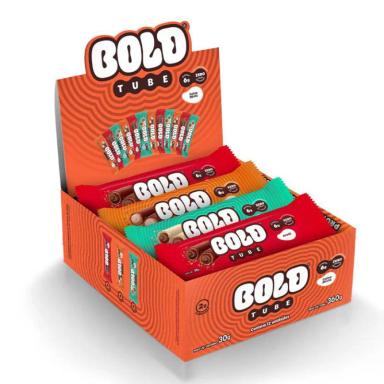 BOLD TUBE SABORES SORTIDOS ZERO AçúCAR CONTENDO 12 UNIDADES