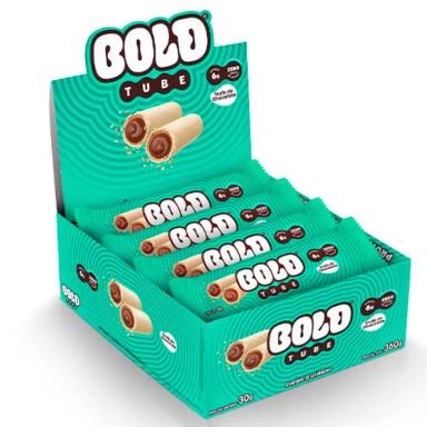 BOLD TUBE TRUFA DE CHOCOLATE ZERO AçúCAR CONTENDO 12 UNIDADES