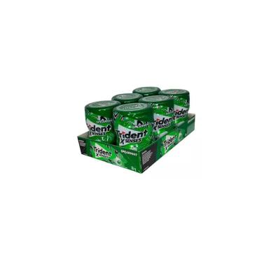 TRIDENT GARRAFA XFRESH MENTA CONTENDO 6 GARRAFAS DE 56G CADA