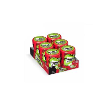 TRIDENT X SENSES MORANGO LIME CONTENDO 6 POTES DE 54G CADA