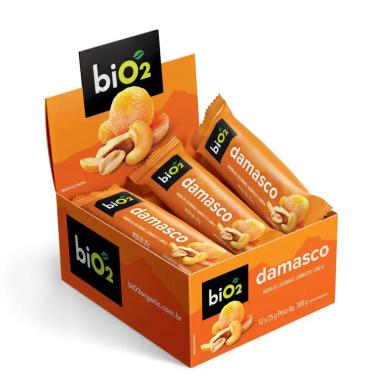 BARRA DE CEREAL BIO2 7NUTS DAMASCO C/12 UN