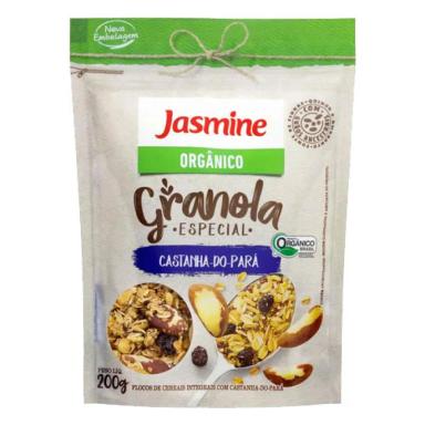 GRANOLA ORGâNICA CASTANHA DO PARá JASMINE 200G
