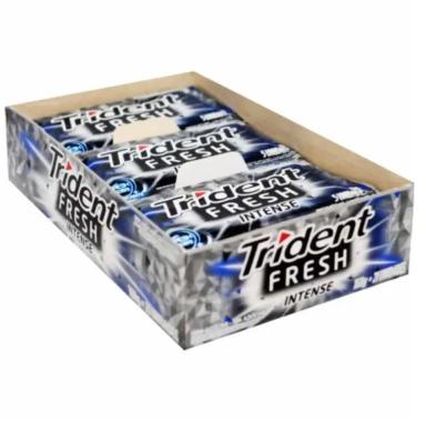 TRIDENT CHICLETE INTENSE 21 UNIDADES