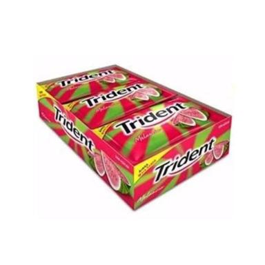 TRIDENT GOMA DE MASCAR SABOR MELANCIA CONTENDO 21 UNIDADES