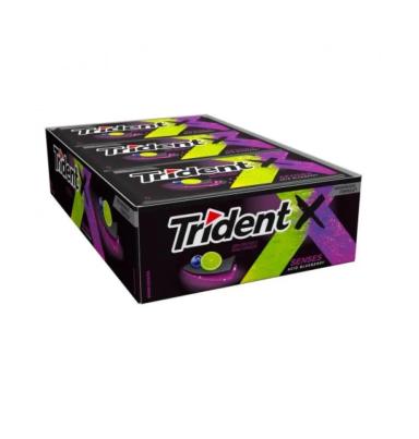 TRIDENT SENSES BLUEBERRY CONTENDO 21 UNIDADES