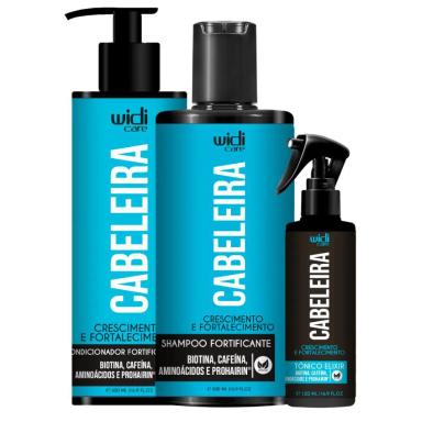 WIDI CARE KIT CABELEIRA CRESCIMENTO E FORTALECIMENTO TRIO TôNICO (3 PRODUTOS)
