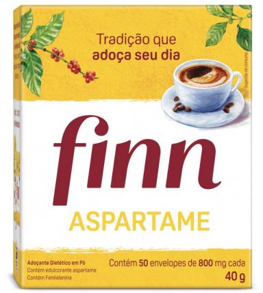 ADOçANTE FINN ASPARTAME EM Pó COM 50 ENVELOPES