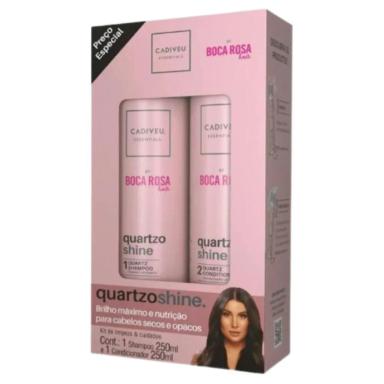 KIT CADIVEU ESSENTIALS QUARTZO SHINE BY BOCA ROSA DUO (2 PRODUTOS)