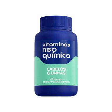 Vitamina Neo Química Cabelos e Unhas 60 Cápsulas