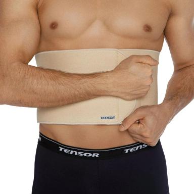 FAIXA TORACICA TENSOR 25 CM BEGE - G/GG