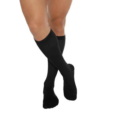 MEIA KENDALL 3/4 ALTA COMPRESSãO MASCULINA PRETO - M