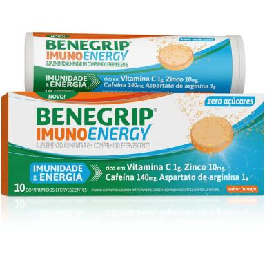 BENEGRIP IMUNO ENERGY 10 COMPRIMIDOS EFERVECENTES