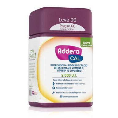 Leve 90 Pague 60 Addera CAL 2.000UI