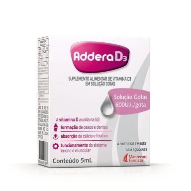 Addera D3 600UI Gotas 5ml