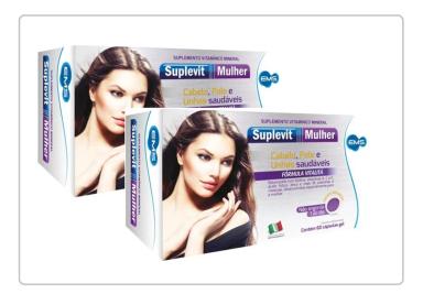 KIT2SUPLEMENTOALIMENTARSUPLEVITMULHERCOM60CAPS-EMS