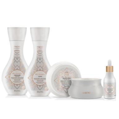 KIT AMEND ÓLEOS MARROQUINOS MILLENAR SHAMPOO, CONDICIONADOR 300ML, MáSCARA 300G E ELIXIR NUTRITIVO 75ML