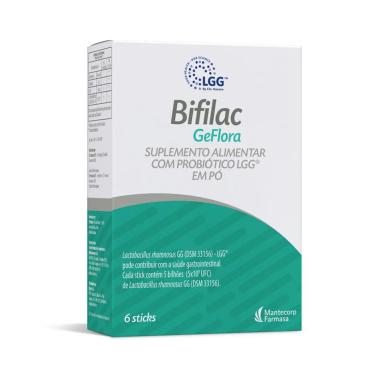 BIFILAC GEFLORA 6 STICKS Pó