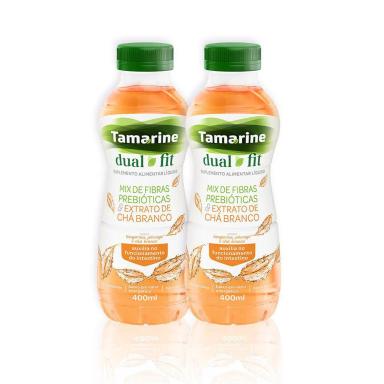 KIT SUPL. ALIMENTAR TAMARINE DUAL FIT 400ML SABOR TANGERINA