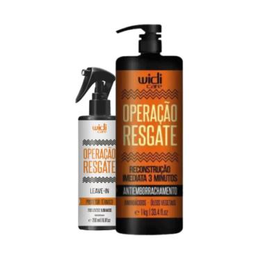WIDI KIT OPERAçãO RESGATE LEAVE IN 200ML, RECONSTRUçãO 1KG (2 PRODUTOS)
