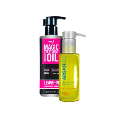 WIDI KIT FINALIZADORES ARGAN OIL 120ML E MAGIC TREATMENT 200ML.