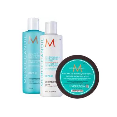 MOROCCANOIL KIT MOISTURE REPAIR HYDRATION TRIO