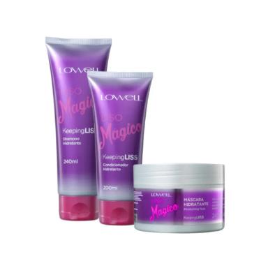 LOWELL KIT TRIO LISO MáGICO MASK (3 PRODUTOS)
