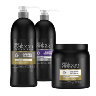 KIT ISSUê TRIO PROFISIONAL GOLD SILVER GOLDEN (3 PRODUTOS)