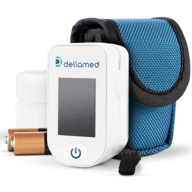 OXíMETRO DE PULSO PARA DEDO DELLAMED SEM ALARME BRANCO