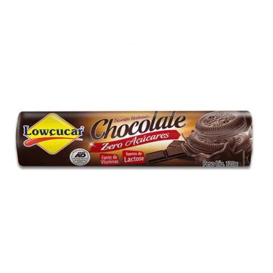 BISCOITO RECHEADO CHOCOLATE ZERO LACTOSE, ZERO AçúCAR LOWçUCAR 120G