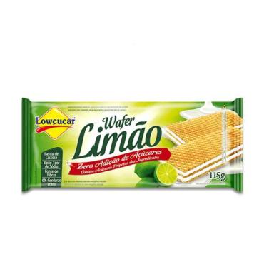 BISCOITO WAFER LIMãO ZERO LACTOSE, ZERO AçúCAR LOWçUCAR 115G