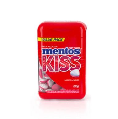 MENTOS KISS POTãO MORANGO 105G