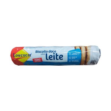 BISCOITO ZERO LACTOSE, ZERO AçúCAR LEITE LOWçUCAR 95G