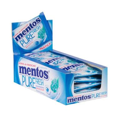MENTOS SACHê PURE FRESH MINT  CONTENDO 15 SACHêS DE 6G CADA