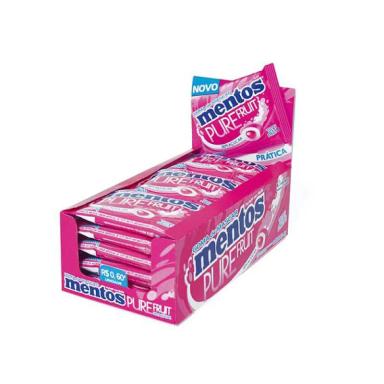 MENTOS SACHê PURE FRUIT TUTTI FRUTTI  CONTENDO 15 SACHêS DE 6G CADA