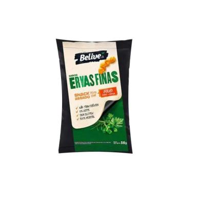 SALGADINHO BELIVE SNACK MILHO, QUINOA E LENTILHA ERVAS FINAS 35G