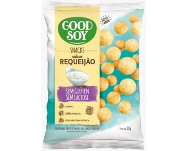 SNACKS DE SOJA GOOD SOY SABOR REQUEIJãO 25G