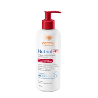 LOçãO HIDRATANTE CORPORAL INTENSIVA ANTICOCEIRA NUTRIOL MED DARROW 390G